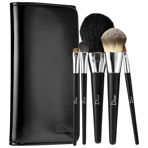 christian dior makeup brush set.